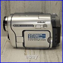 Camcorder Sony Handycam DCR-TRV260 Digital 8 Camcorder WithCharger Tested Works