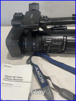 RECORDS- Sony HVR-Z5U MiniDV HDV 1080i Professional Digital Camcorder As Is