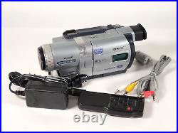 SONY DCR-TRV830 Digital8 Hi 8mm Camcorder tbc Transfer Capture Nightshot TESTED