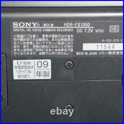 SONY HDR-FX1000 HD Digital Video Camera Recorder Black Professional Quality