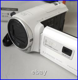 SONY Handycam HDR-PJ670 Digital HD Video Camera Recorder White Used From Japan