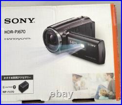 SONY Handycam HDR-PJ670 Digital HD Video Camera Recorder White Used From Japan