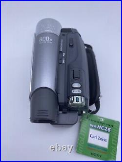 Sony DCR-HC26 Mini-DV Digital Camcorder Carl Zeiss Lens with Battery, Free Ship