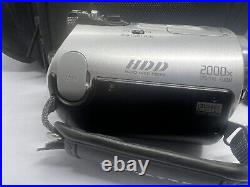 Sony DCR-SR42 HDD Digital Video Camera Silver Tested Read
