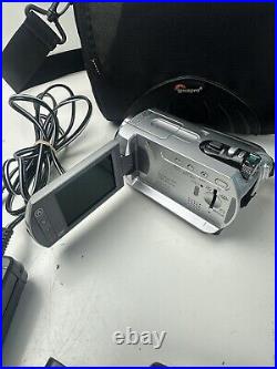 Sony DCR-SR42 HDD Digital Video Camera With Dock, Power Supply & Bag Needs Battery