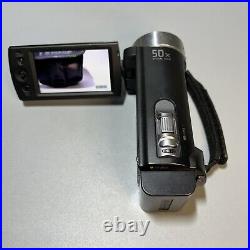 Sony DCR-SX20 1800x Digital Zoom Handycam Camcorder Black Tested Works Great