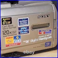 Sony DCR-TRV10 Camcorder Digital Video Camera Handycam with Accessories TESTED