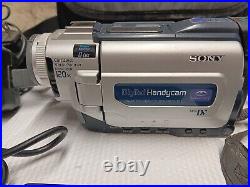 Sony DCR-TRV17 Digital Handicam Video Camera Mini DV Handheld withRemote Bundle