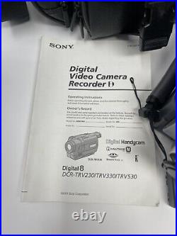 Sony DCR-TRV230 Digital8 HI8 8mm Camcorder VCR Player Video Transfer Bundle