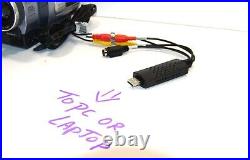 Sony DCR-TRV240 Digital8 Hi8 8mm Camcorder Kit Transfer to PC/Laptop/ Low Hours
