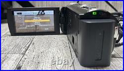 Sony Dcr-sx85 Handycam Digital Video Camcorder/battery/ Power Cord/tested/works