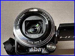 Sony HDR-CX550V Digital HD Camera Recorder 64GB Memory Full HD Black Used Japan