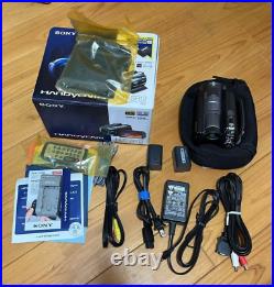 Sony HDR-SR12 Handycam Digital Hi-Vision Video Camera HDD120GB Black Camcorders