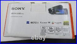 Sony Handycam 9.2 Mega Pixels Zeiss 54X HDR-CX240 HD Camcorder