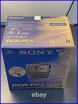 Sony Handycam DCR-PC5 Digital Video Camera Recorder Mini-DV w Extras