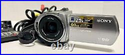 Sony Handycam DCR-SR82 HDD Digital 25X Zoom Camcorder with Handycam Station -WORKS