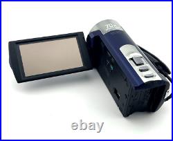 Sony Handycam DCR SX45 Video Camcorder Digital BLUE 70x Zoom TESTED