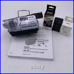 Sony Handycam DCR-TRV250 Digital 8 Camcorder Charger Battery Manual Tested