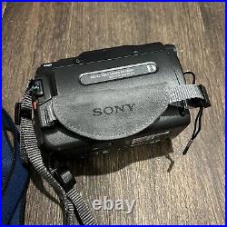 Sony Handycam DCR-TRV280 Digital8 Camcorder With Bag, Cords, & Manual Tested