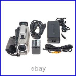 Sony Handycam DCR-TRV8 Mini DV Tape Standard Definition Digital Camcorder Silver