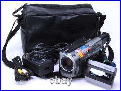 Sony Handycam Digital 8mm DCR-TRV310 Bundle Tested Working Bad LCD