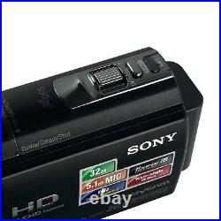 Sony Handycam HDR-CX580 Digital Camcorder 1080P HDR-CX580V With Battery (WORKS)