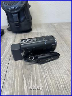 Sony Handycam HDR-CX580 Digital Camcorder 1080P Video, GPS - EXCELLENT