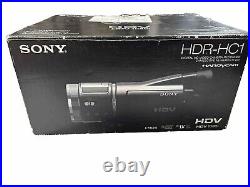 Sony Handycam HDR-HC1 Digital HD MiniDV Video Camera Transfer MINT Condition
