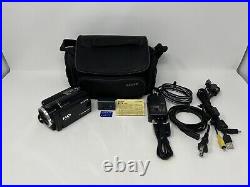 Sony Handycam HDR-XR160 Digital Camcorder Bundle / Lot Tested & Working