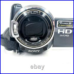 Sony Handycam HDR-XR350V 160 GB Hard Drive AVCHD 1080p Camcorder. Tested Works