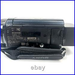 Sony Handycam HDR-XR350V 160 GB Hard Drive AVCHD 1080p Camcorder. Tested Works