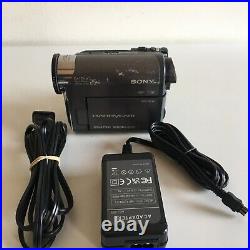 Sony Handycam MiniDV DCR-HC48 Digital Camcorder With Power Supply Tested Work