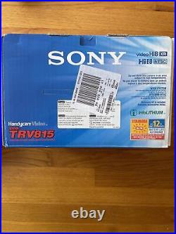 Sony Video Hi8 XR TRV815 Handycam Vision 3.5 Color 72x Digital Zoom UNOPENED